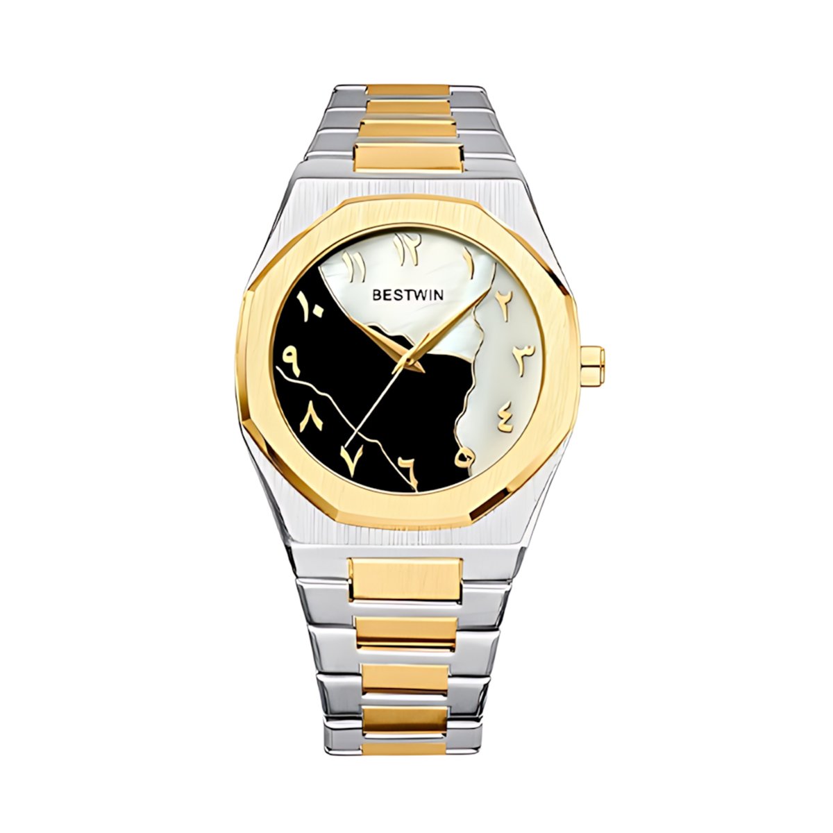 Watch (BestWin Arabic Stainless Steel)