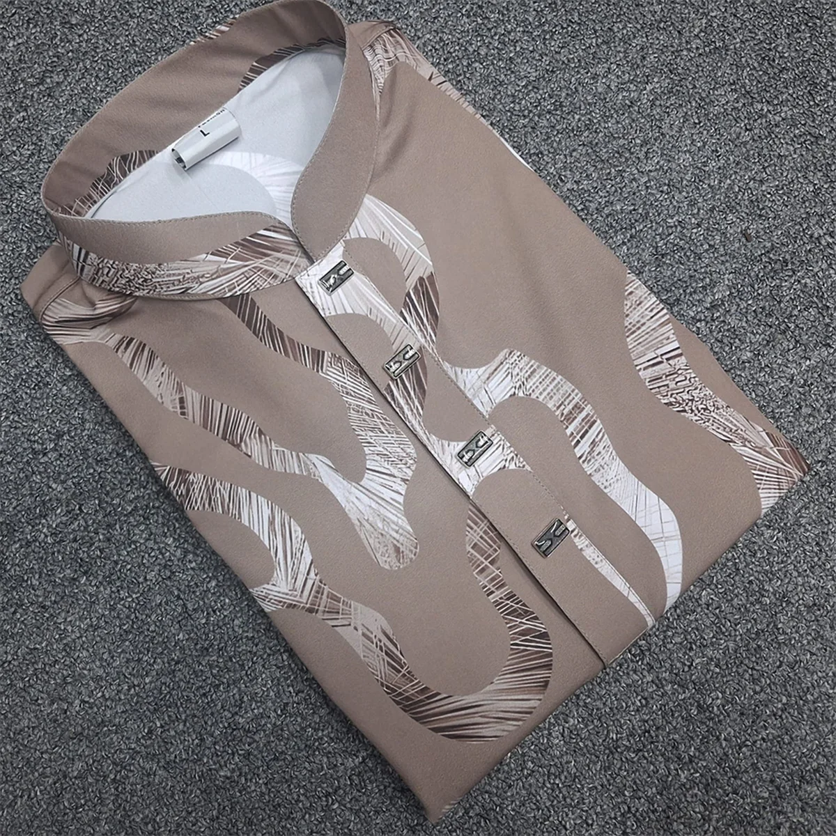 Chaina Stitch Panjabi (Light Brown)