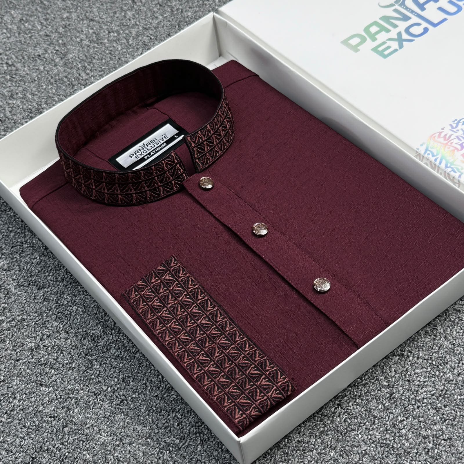 Chaina Slab cotton Panjabi